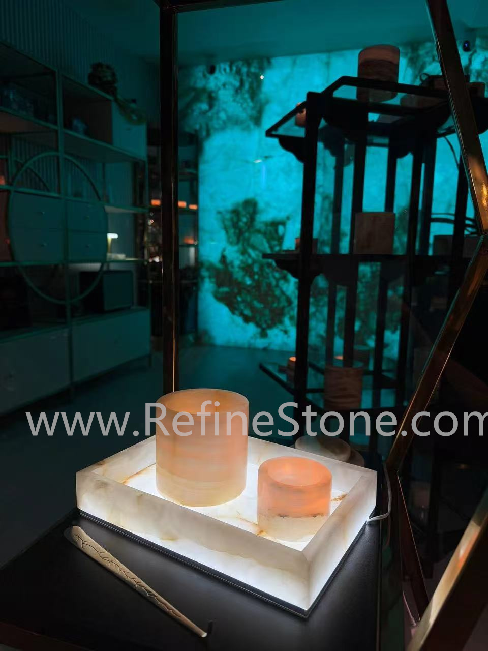 Onyx wall panel and decoration items