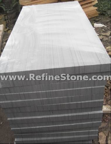 Grey wooden sandstone tile