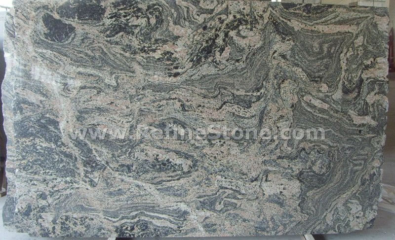 Antique multicolor granite slab