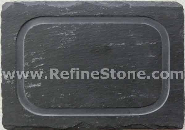 slate stone plate/ stone tableware/slate tray/slate cheese board