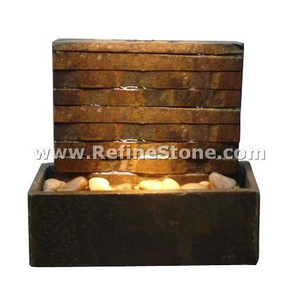 slate water fountain