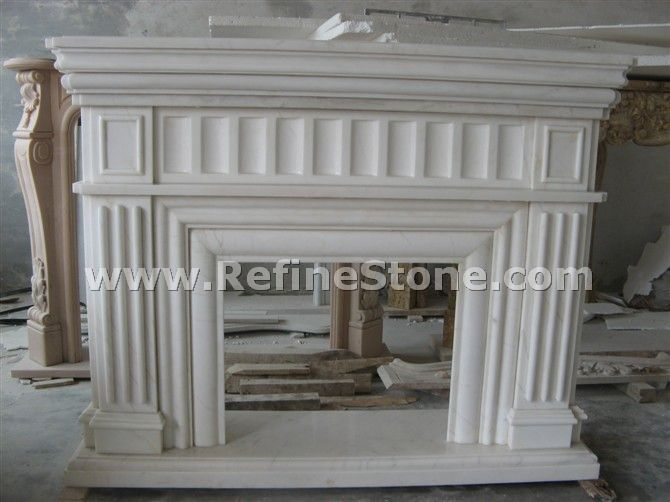 marble fireplace