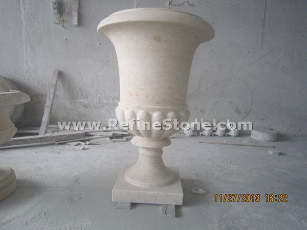 flower stone pot