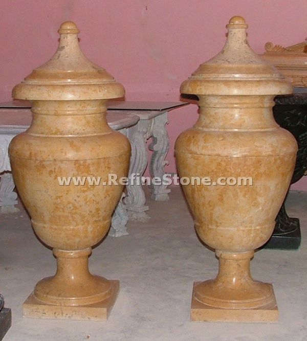 landscaping beige flower pot