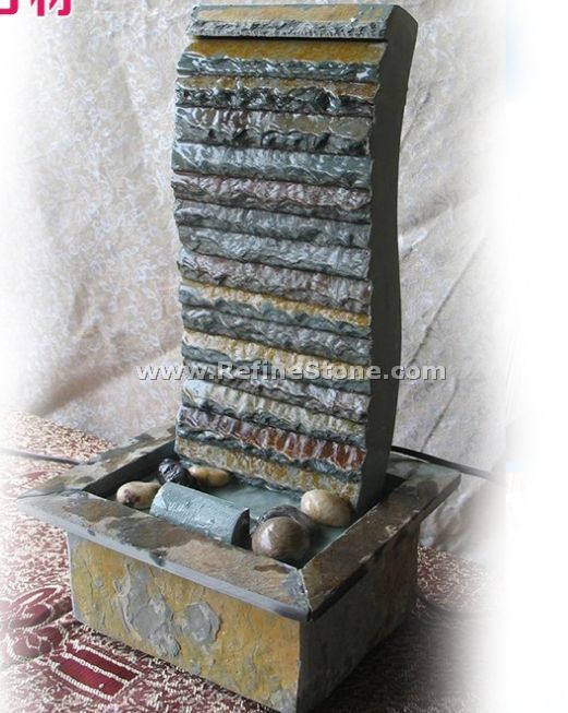 Staircase Outdoor Slate Fountain