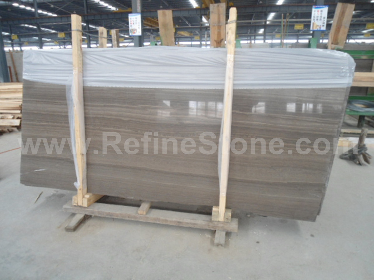 Coffee wooden marble slab