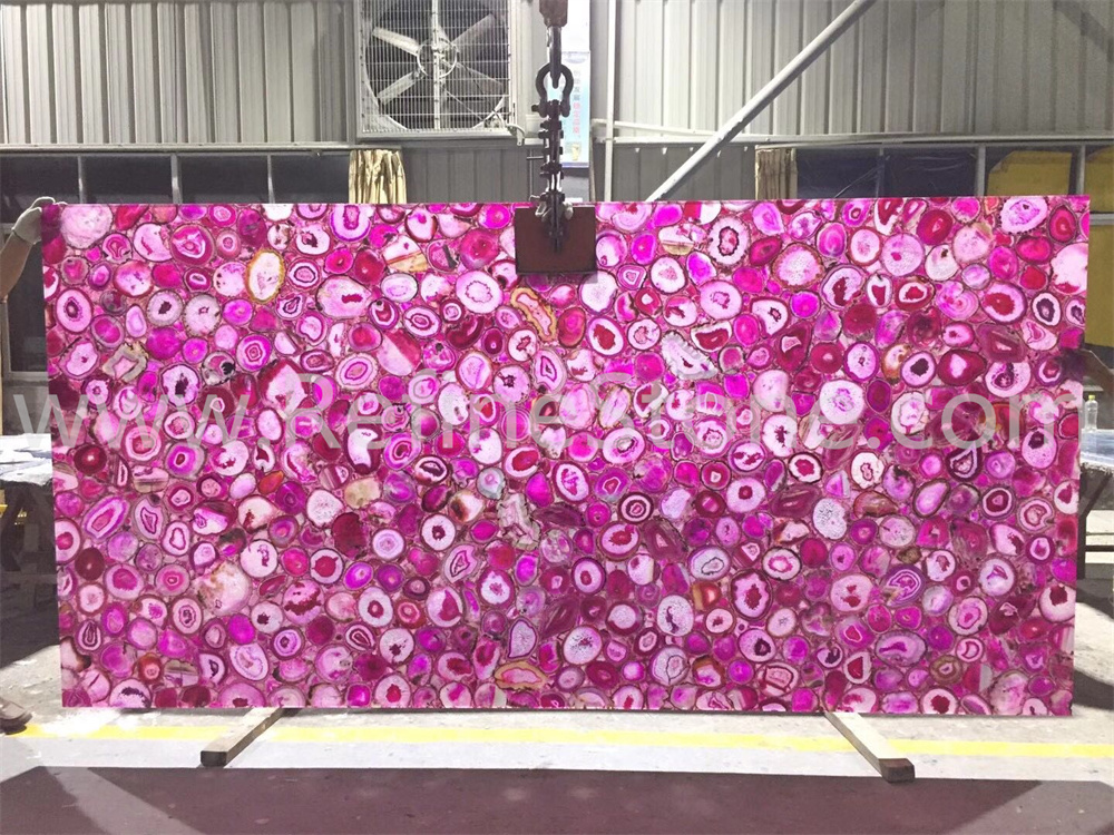 Pink semiprecious stone