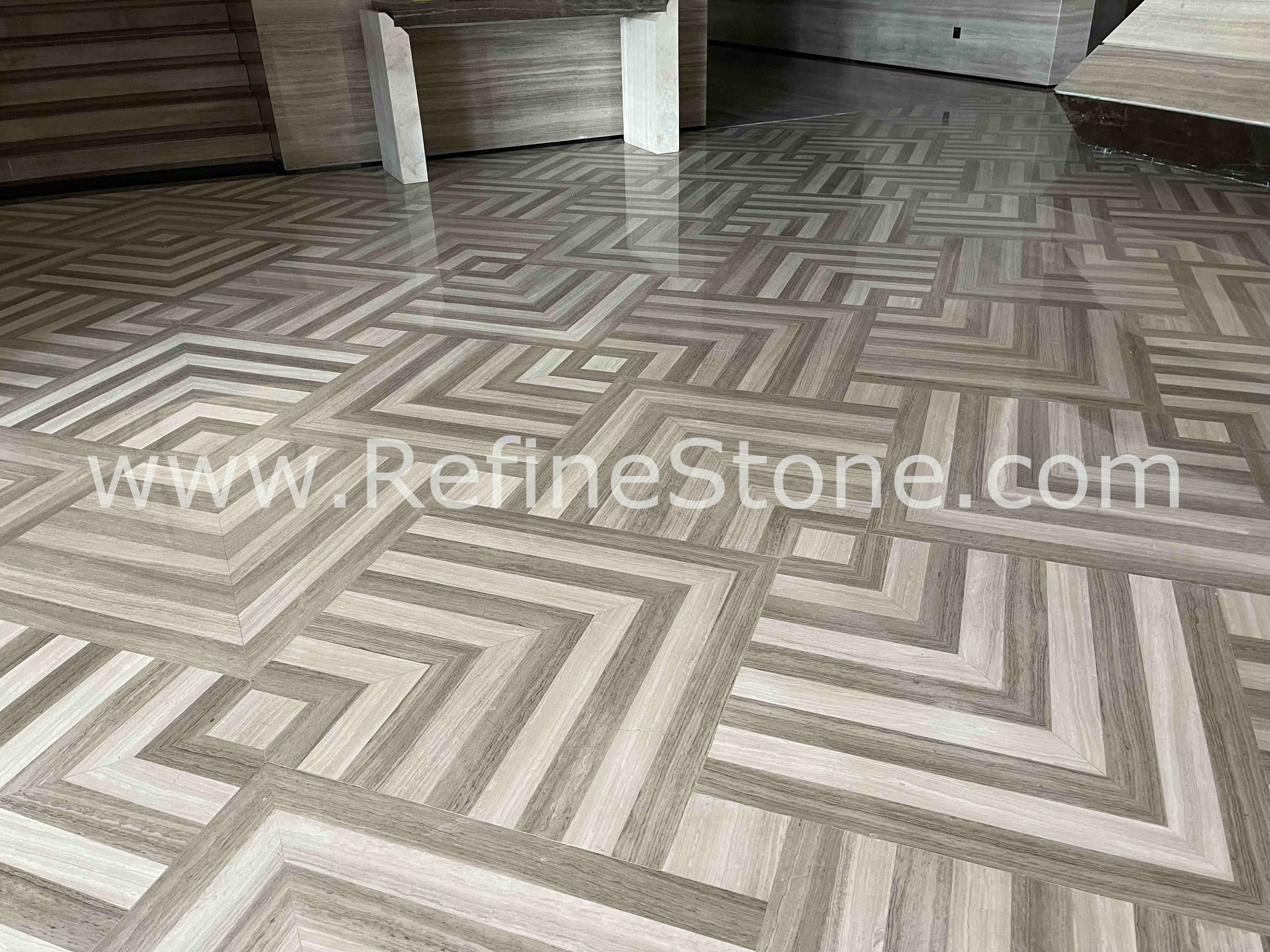 white wooden marble tiles